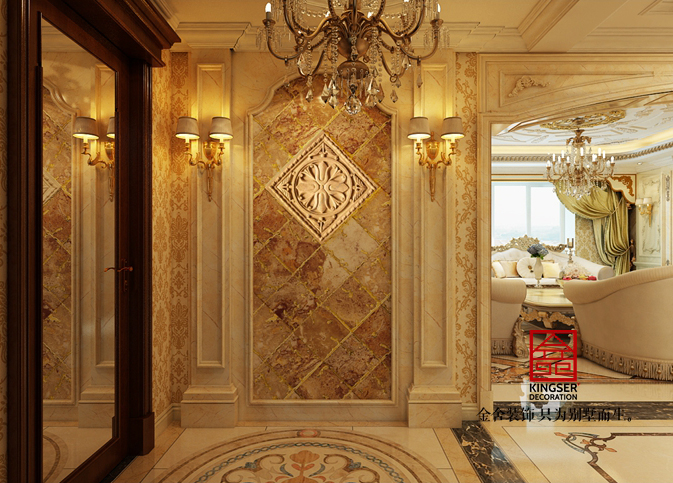 新源燕府286平米法式風格裝修效果圖