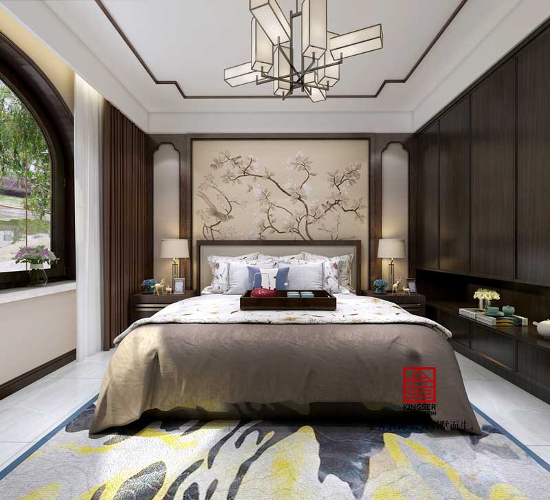 國賓壹號138平米新中式風格裝修效果圖