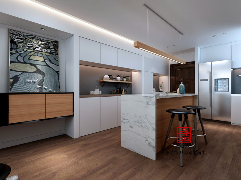 國賓壹號111平米現代簡約風格裝修效果圖