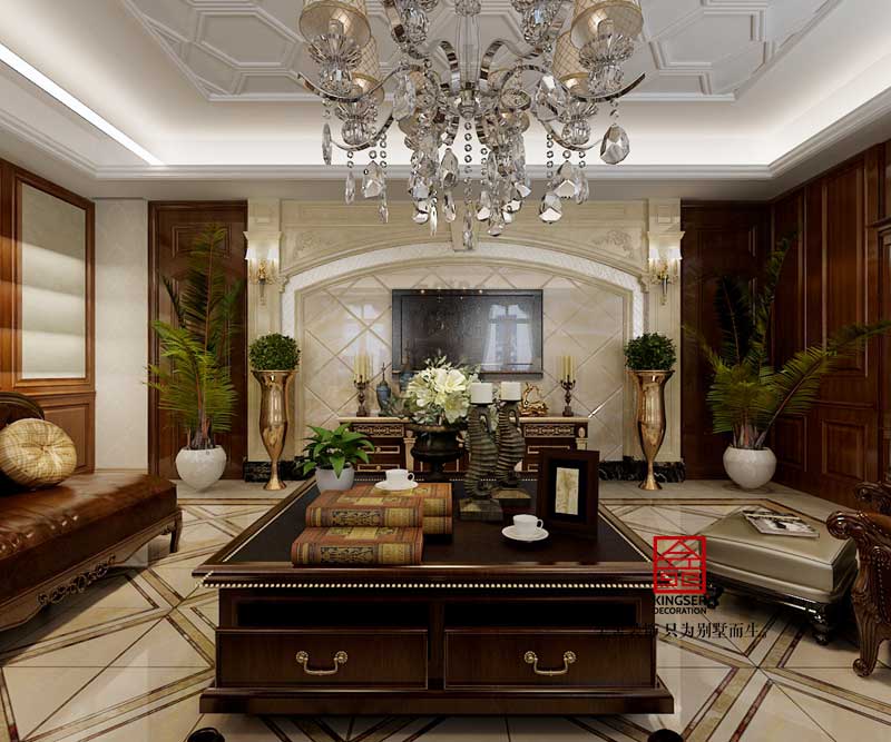 贊皇自建別墅380平米歐式風格裝修效果圖