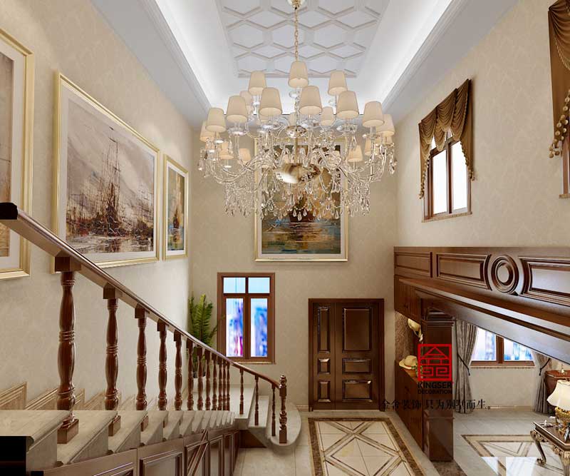 贊皇自建別墅380平米歐式風格裝修效果圖