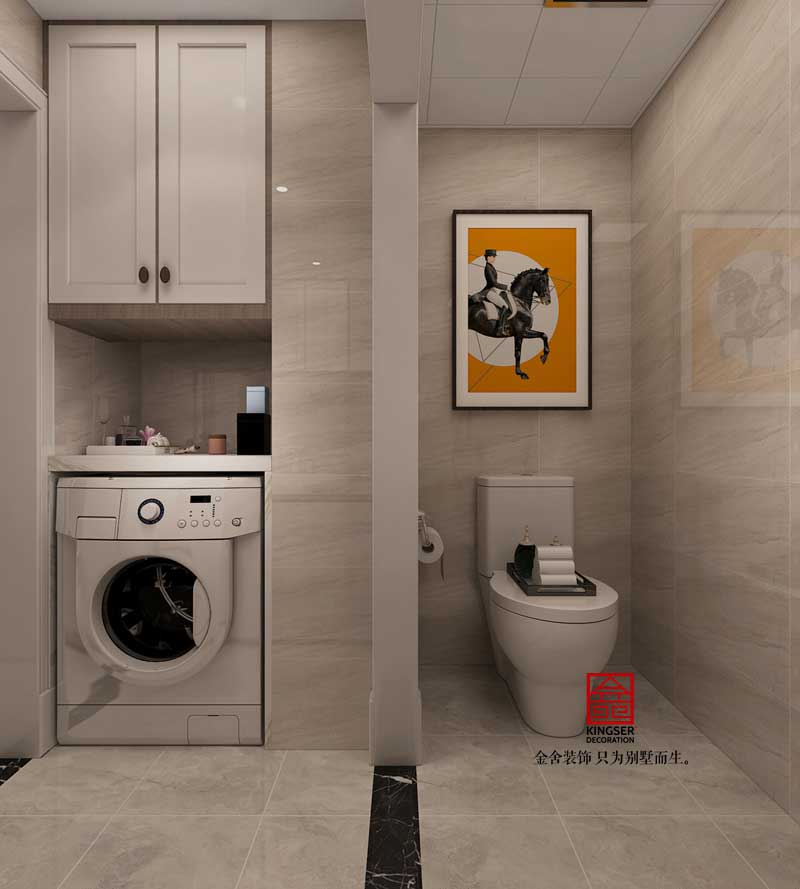 天山國賓壹號88平米現代簡約風格裝修效果圖