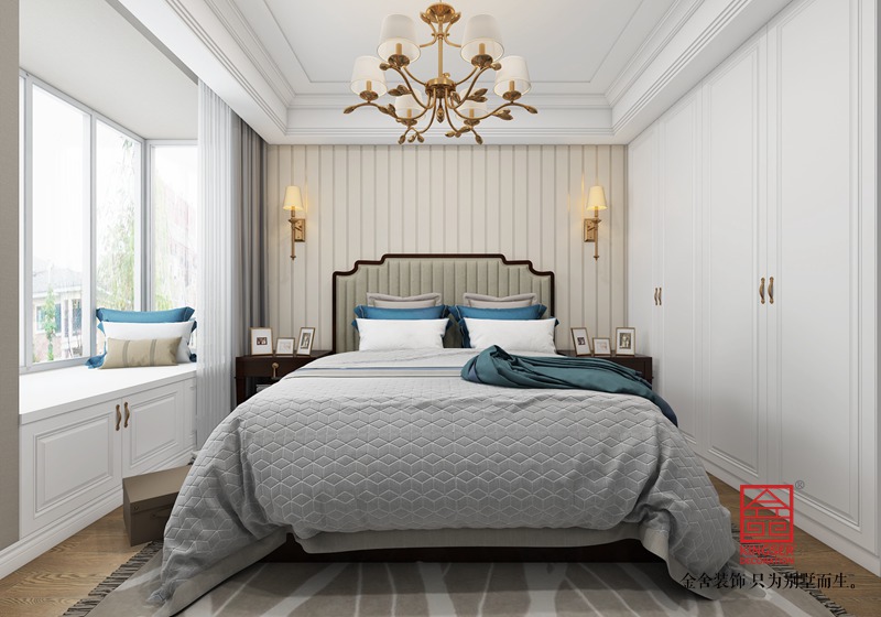 東南智匯城170平米美式風格裝修效果圖