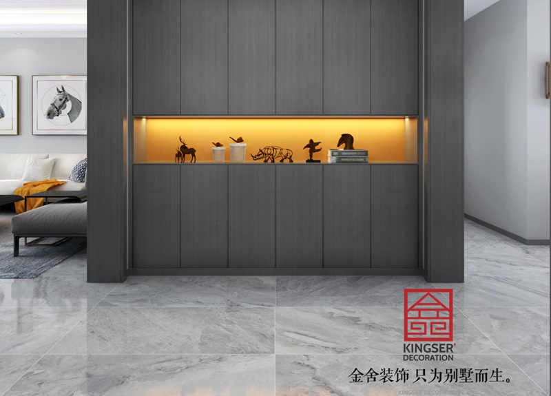 榮盛華府200平米現代風格裝修-玄關