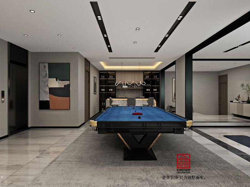 開元府398平米設計效果圖-娛樂室