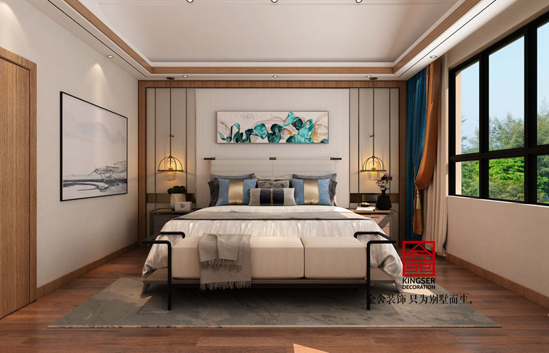 平頂山復式別墅裝修效果圖-臥室