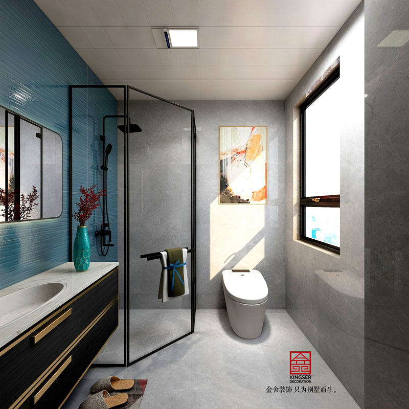 國赫天著155㎡現代輕奢風格裝修效果圖