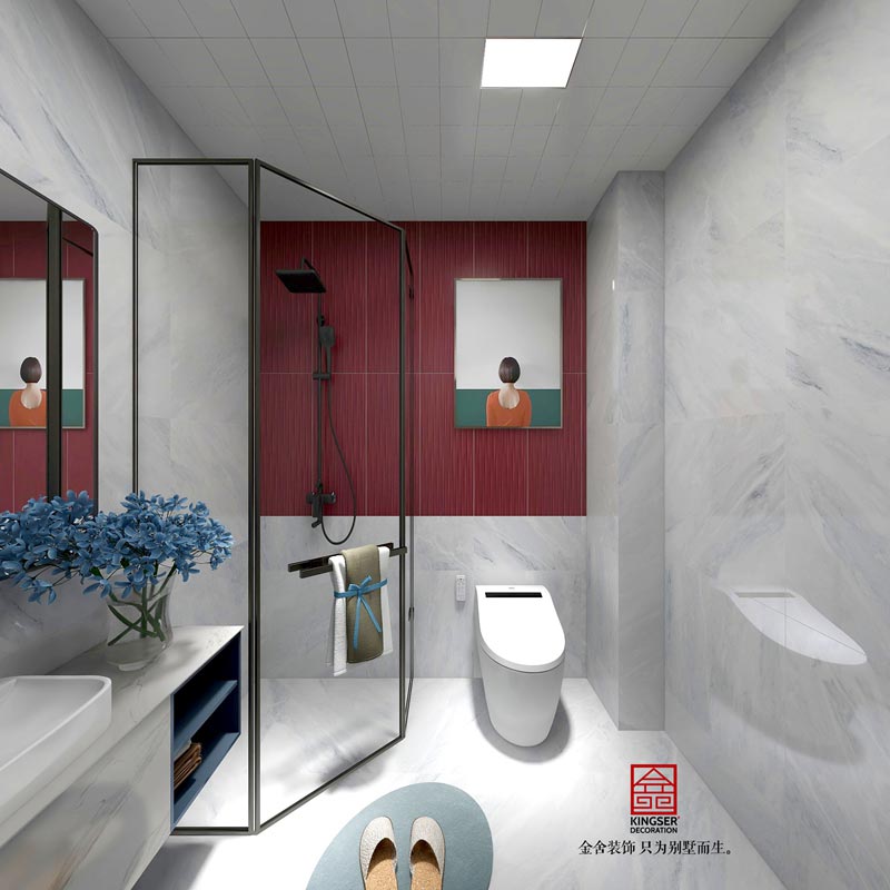 國赫天著155㎡現代輕奢風格裝修效果圖