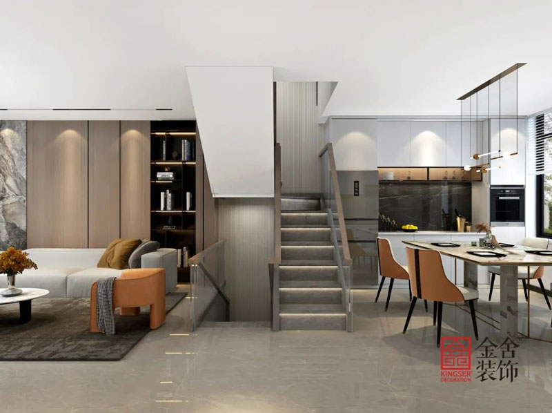 中央云著277㎡別墅裝修現代簡約效果圖