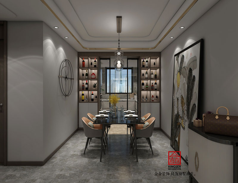 融創中心現代風格裝修-餐廳