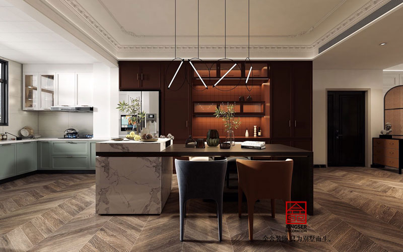 融創(chuàng)中心180㎡法式復古風格裝修