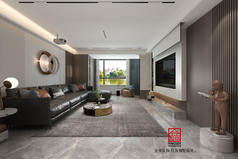 東南智匯城191平米現代輕奢風格裝修設計