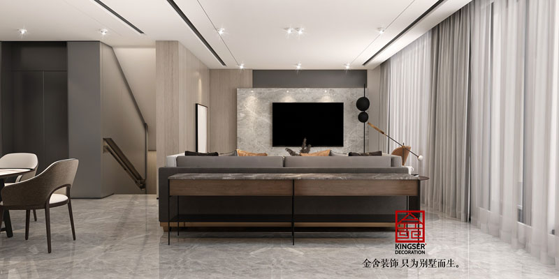 西山林語322平米戶型研發極簡效果圖