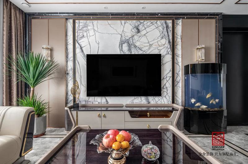 國赫天著港式輕奢風格實景圖