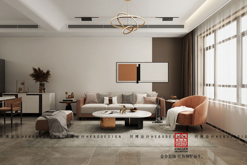 西山林語現代風格裝修效果圖