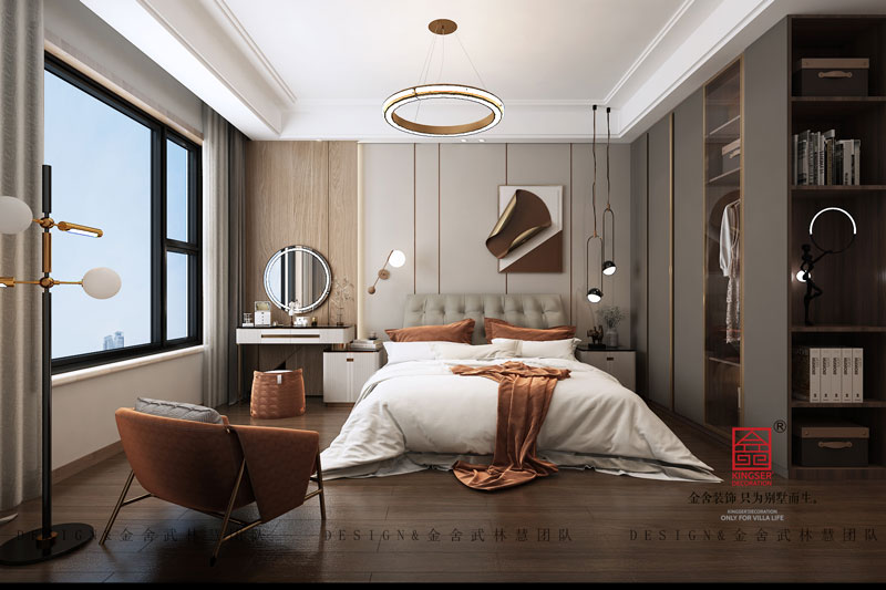 保利西山林語(yǔ)現(xiàn)代風(fēng)格臥室效果圖