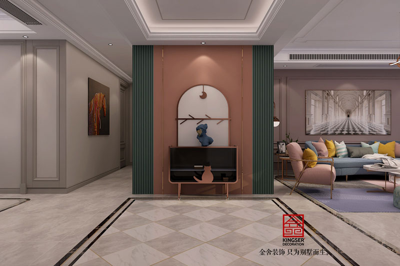 國賓壹號美式風格裝修-玄關