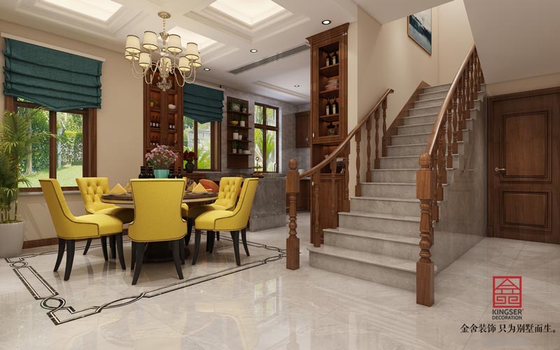 別墅裝修室內(nèi)樓梯設計