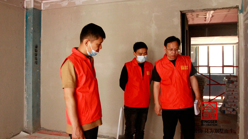 金舍裝飾董事長關注工程監督巡檢月