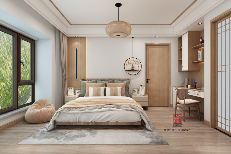 九里晴川洋房上躍日式裝修設(shè)計