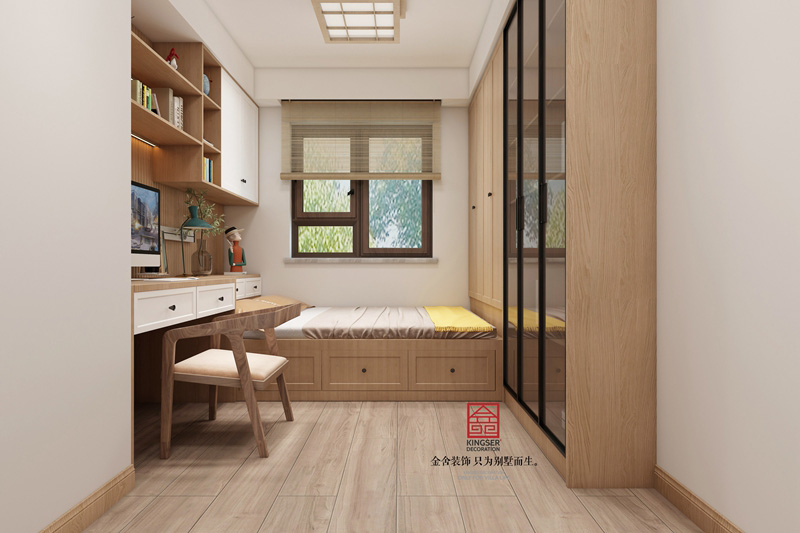 九里晴川洋房上躍日式裝修設(shè)計