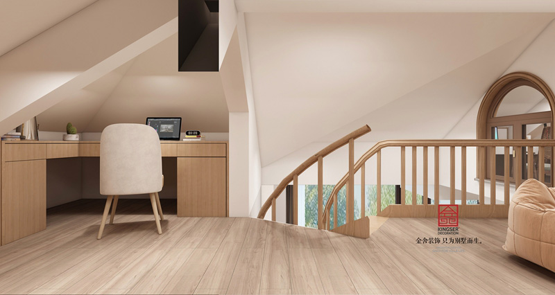 九里晴川洋房上躍日式裝修設(shè)計