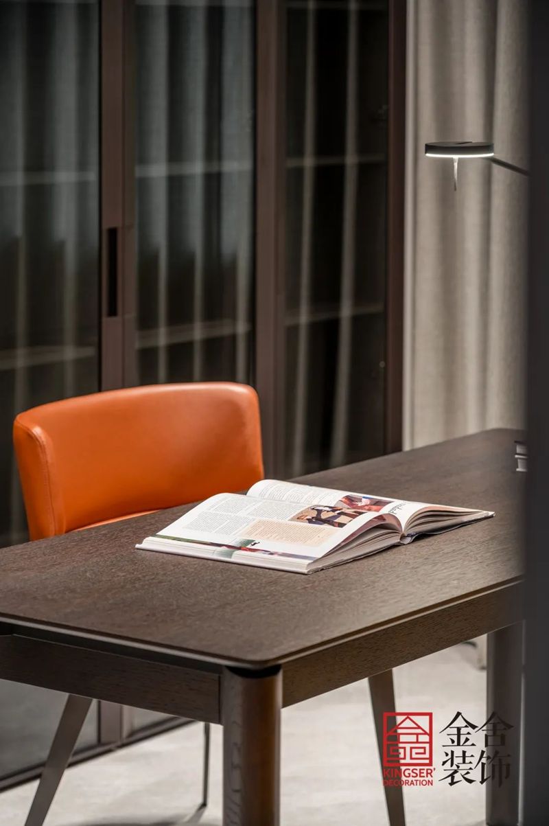 石家莊學校公寓裝修160㎡現代輕奢實景圖