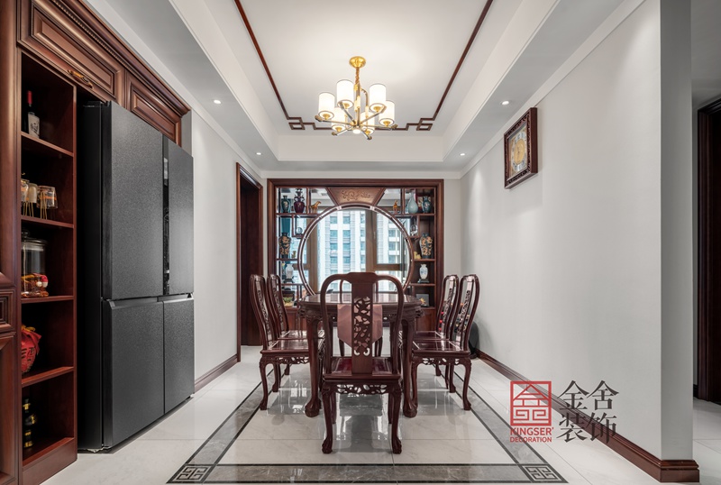 榮盛華府新中式風(fēng)格裝修設(shè)計實景圖