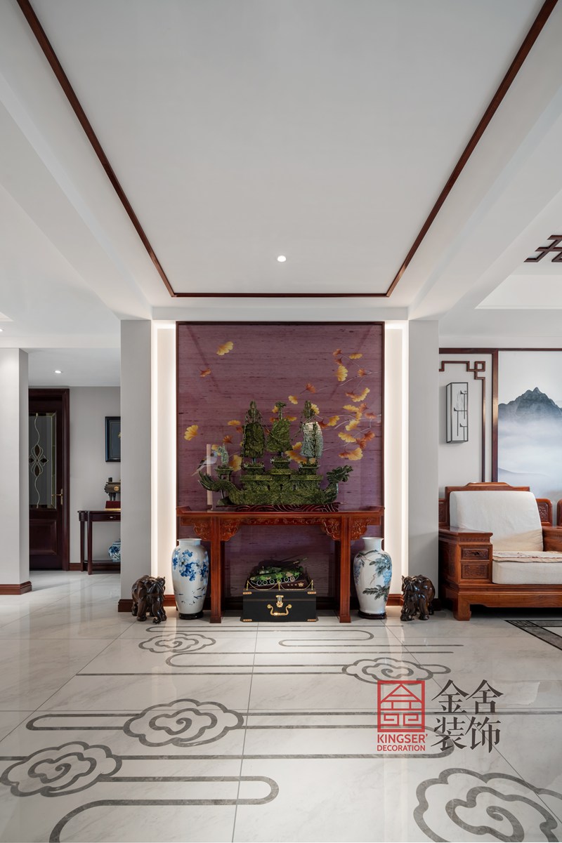 榮盛華府新中式風(fēng)格裝修設(shè)計實景圖