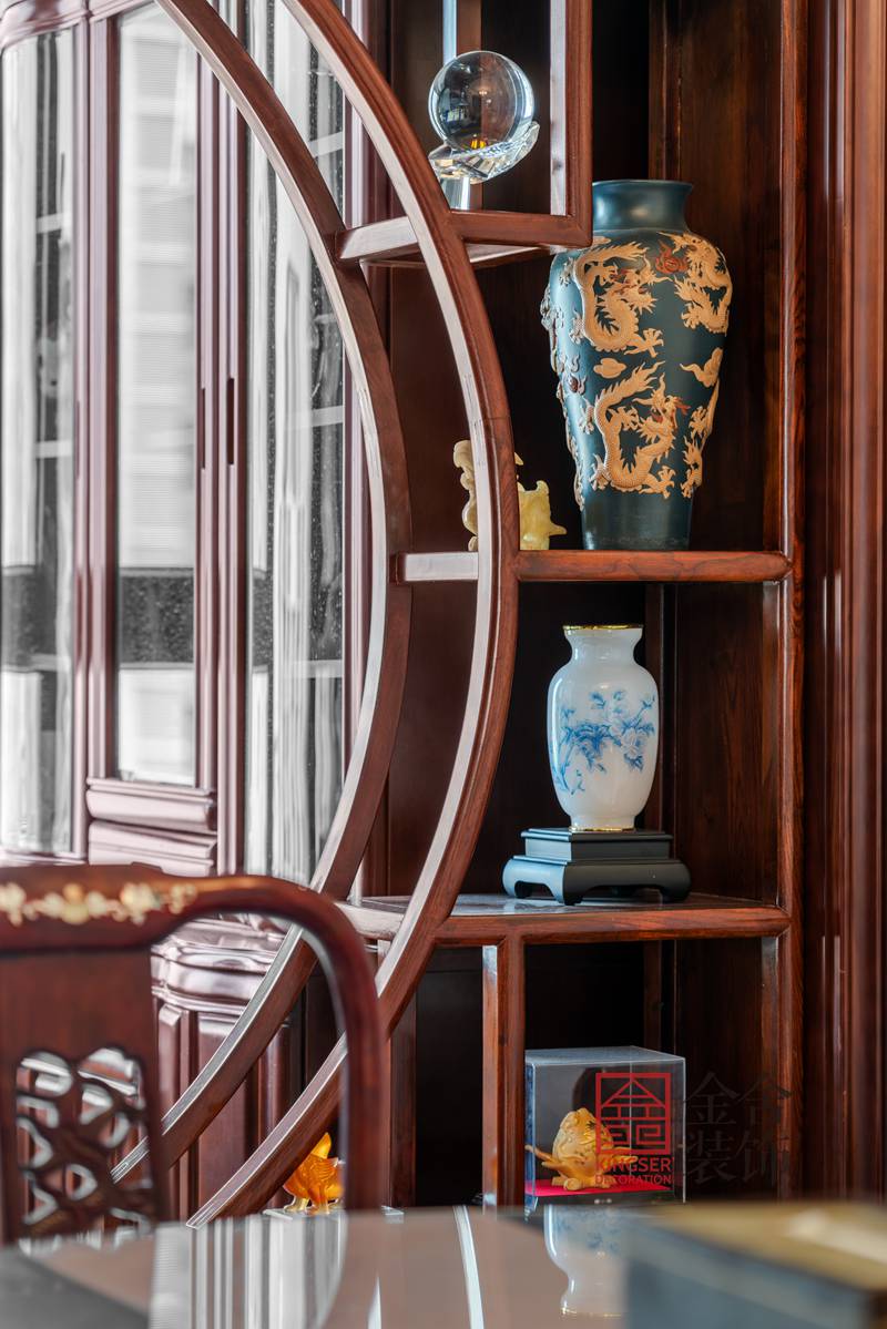 榮盛華府新中式風(fēng)格裝修設(shè)計實景圖