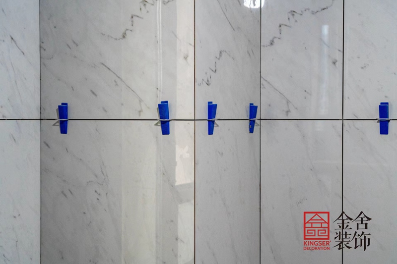 金舍裝飾德賢華府小區裝修工地實景圖