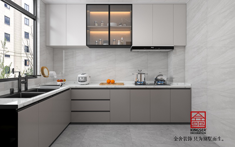 錦江府現代簡約風格廚房裝修效果圖