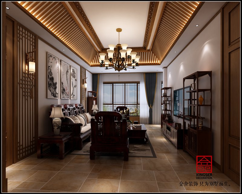 御河上院183平米中式風(fēng)格裝修設(shè)計