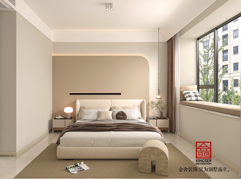 錦江府奶油風裝修效果圖