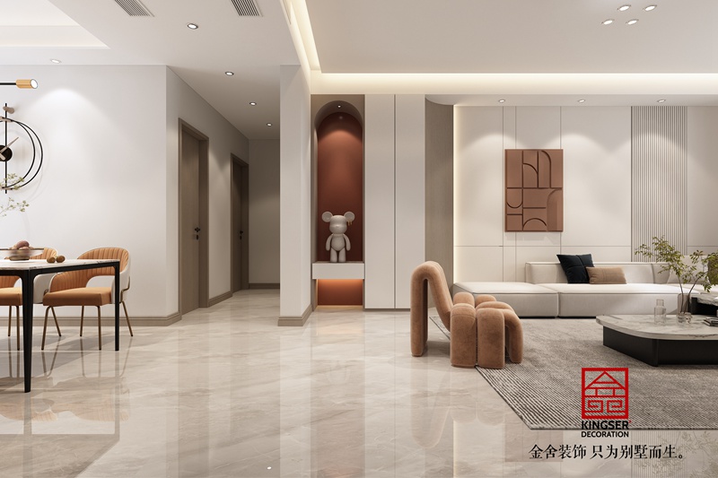 錦江府現(xiàn)代簡約風格裝修效果圖