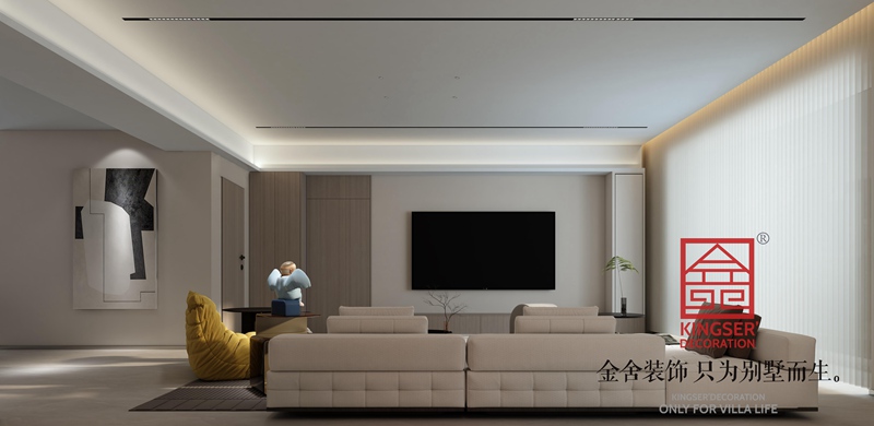 博星住宅樓260平現代風格裝修設計