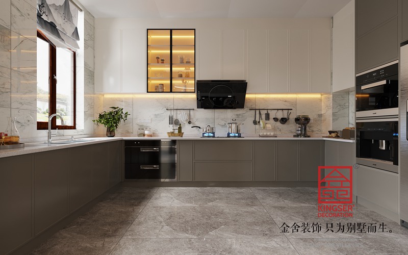 衡水漢王府別墅裝修520平現代法奢風格效果圖