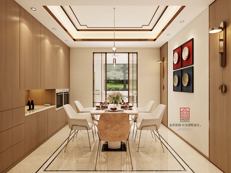 春江花月320㎡新中式風格別墅裝修效果圖