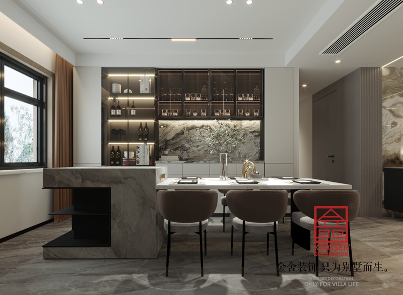 東南智匯城現代風格餐廳效果圖