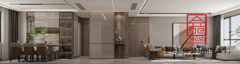 國赫天著183平米現代風格裝修設計