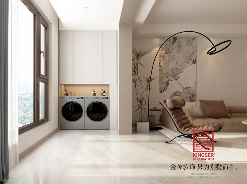 林蔭大院160平現(xiàn)代簡約風格裝修設(shè)計