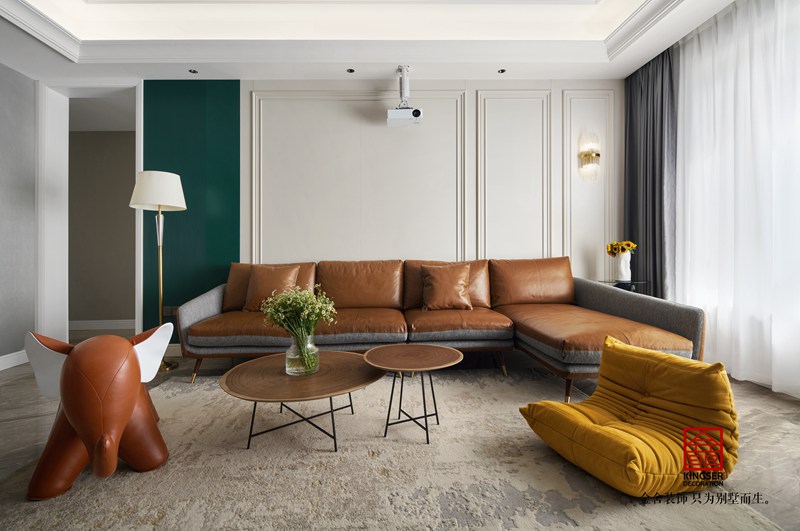 國(guó)赫天著185㎡輕奢風(fēng)格裝修實(shí)景