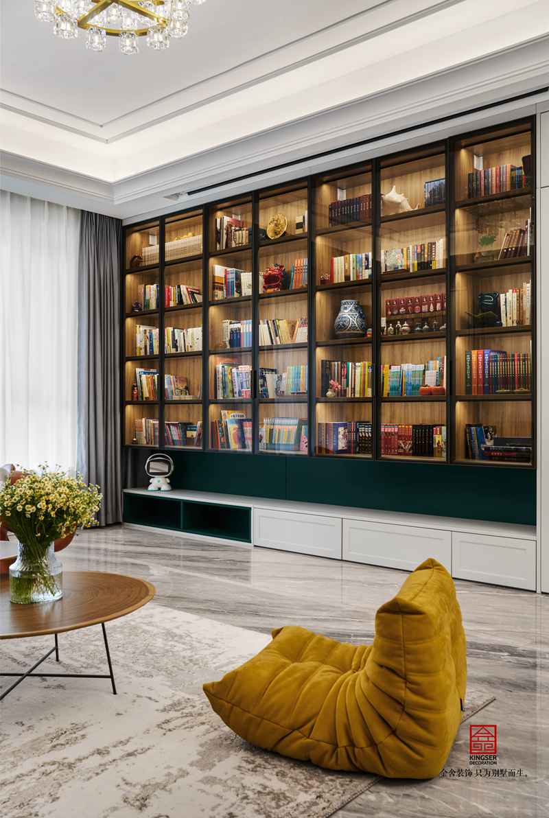 國(guó)赫天著185㎡輕奢風(fēng)格裝修實(shí)景