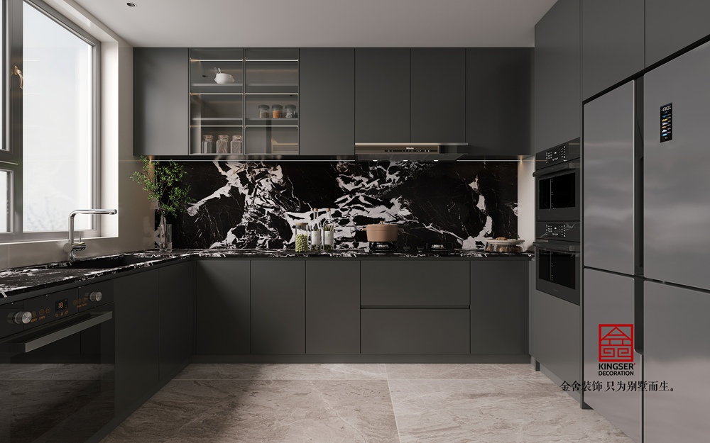 高新苑229平米現代簡約風格裝修-廚房